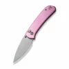 CIVIVI Qubit Button Lock Knife Pink Aluminum (2.98" Satin) C22030E-5 -CUTTING EDGE CUTLERY CO Sales b1231866b94a55769a18fcc460900834