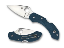 Spyderco Dragonfly 2 Knife Blue FRN (2.29" Satin K390) C28FP2K390