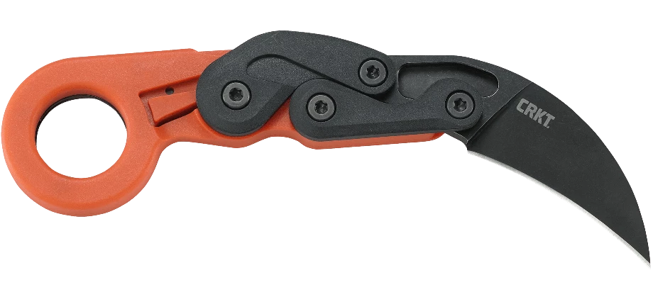 CRKT Provoke Orange Kinematic Morphing Karambit Folding Knife (2.47" Black) 4041O 3 CRKT Provoke Orange Kinematic Morphing Karambit Folding Knife (2.47" Black) 4041O