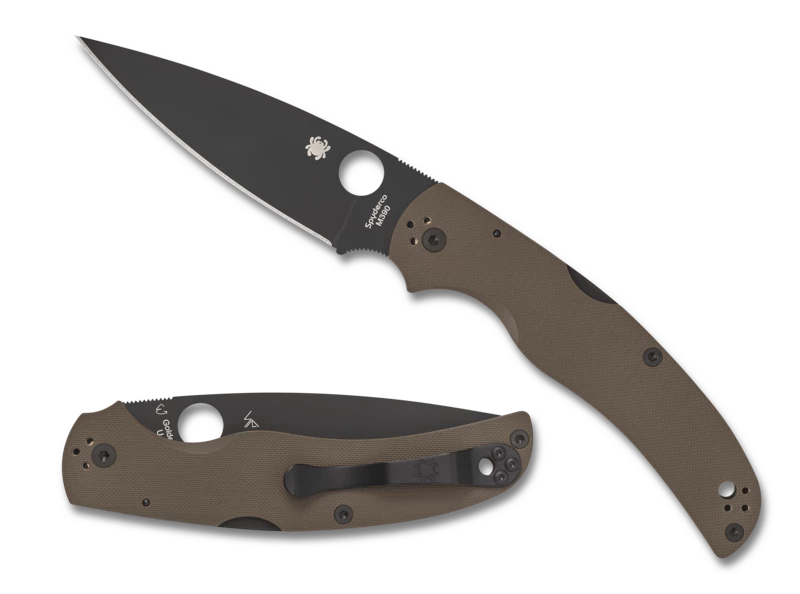 Spyderco Native Chief SPRINT RUN Lockback Knife Brown G-10 (4.08" Black) C244GPDBNBK 3 Spyderco Native Chief SPRINT RUN Lockback Knife Brown G-10 (4.08" Black) C244GPDBNBK