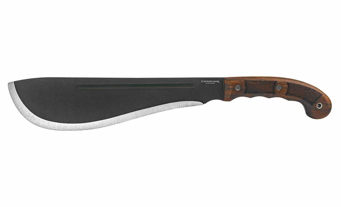 Condor Departure Bolo Machete Fixed Blade Walnut (12.19" Black) CTK3955-12.2HC 3 Condor Departure Bolo Machete Fixed Blade Walnut (12.19" Black) CTK3955-12.2HC