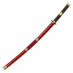 One Piece Zoro Red Handmade Katana Sword -CUTTING EDGE CUTLERY CO Sales d629374253c677f3b23d3fa73f9a16aa