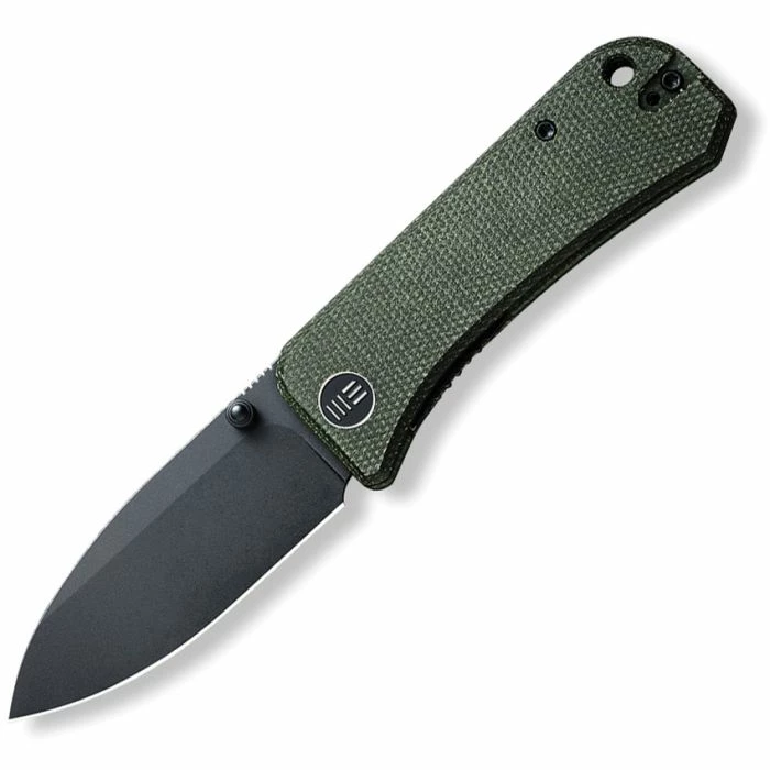 WE Knife Co Banter Liner Lock Knife Green Micarta (2.9" Black SW) 2004J 3 WE Knife Co Banter Liner Lock Knife Green Micarta (2.9" Black SW) 2004J
