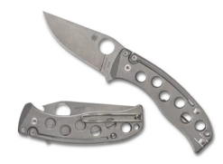 Spyderco PITS SPRINT RUN Slip Joint Folding Knife Titanium (2.97" SW) C192TIPM390