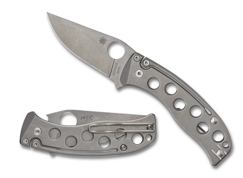 Spyderco PITS SPRINT RUN Slip Joint Folding Knife Titanium (2.97" SW) C192TIPM390 3 Spyderco PITS SPRINT RUN Slip Joint Folding Knife Titanium (2.97" SW) C192TIPM390