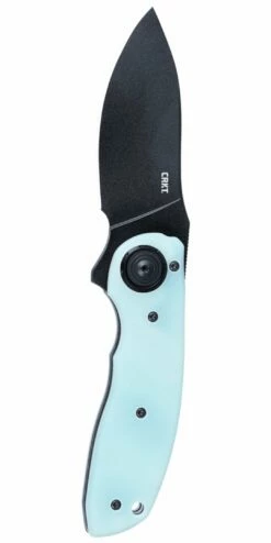 CRKT Bot Assisted Deadbolt Lock Knife Jade G-10 (2.21" Black) 5420