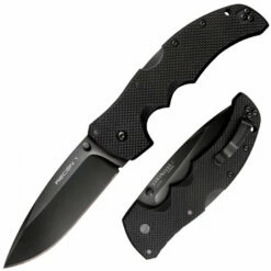 Cold Steel Recon 1 Lockback Knife Black G-10 (4" Black CPM-S35VN) 27BS