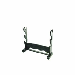Triple Sword Stand Black Wooden (3-Tiers)