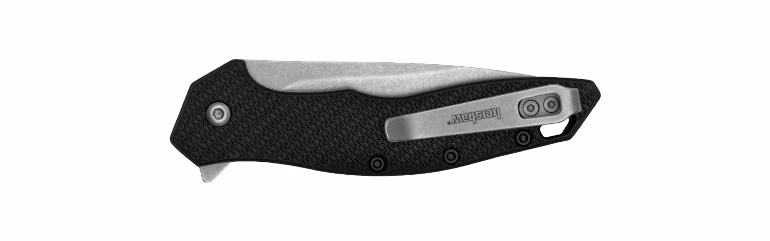 Kershaw Shoreline Liner Lock Assisted Knife Black FRN (3" Stonewash) 1845 4 Kershaw Shoreline Liner Lock Assisted Knife Black FRN (3" Stonewash) 1845 - Image 2