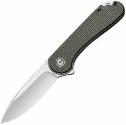 CIVIVI Elementum Liner Lock Knife Dark Green Micarta (2.96" Satin D2) C907T
