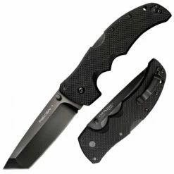Cold Steel Recon 1 Tanto Lockback Knife G-10 (4" Black CPM-S35VN) 27BT