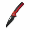 CIVIVI Sentinel Strike Button Lock Knife Red Alum (3.7" Black) C22025B-1 -CUTTING EDGE CUTLERY CO Sales f26f002b80243107bf64824cbc8257bf