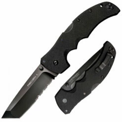 Cold Steel Recon I Tanto Point Lockback Knife (4" Black Serr) 27BTH