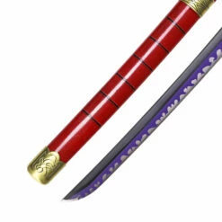 One Piece Zoro Red Handmade Katana Sword -CUTTING EDGE CUTLERY CO Sales f9772cd685b23c2f836391f975f4766b