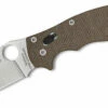 Spyderco Manix 2 Ball Bearing Lock Knife Brown Micarta CPM CRU-WEAR (3.37" Satin) C101MPCW2 -CUTTING EDGE CUTLERY CO Sales fff682f8abaeada5d586300cab3f29cd